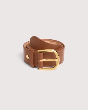 Coccinelle Grained Leather Belt Erika - Multicolor