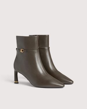 Coccinelle Stiefeletten Aus Glattleder C-Look - Braun