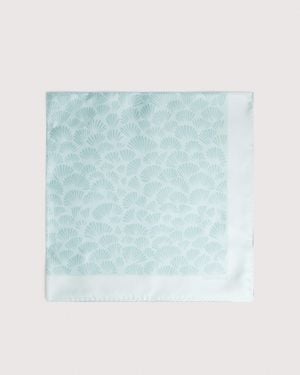 Coccinelle Silk Foulard Shell - Blue
