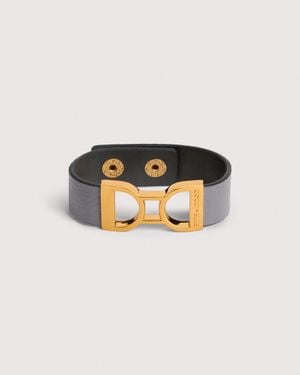 Coccinelle Armband Aus Genarbtem Leder Arlettis Ribbon - Mehrfarbig