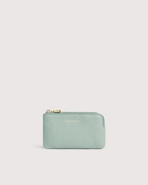Coccinelle Grained Leather Coin Purse C-Me Small - Green