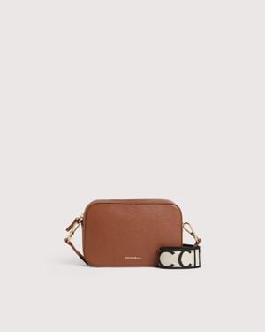 Coccinelle Grained Leather Crossbody Bag Tebe Small - Multicolor