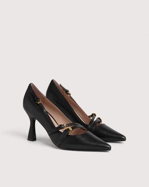 Coccinelle Smooth Leather Pumps Fernanda - Black