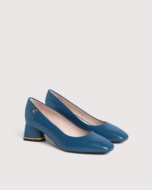 Coccinelle Smooth Leather Court Shoes C-Everyday - Blue