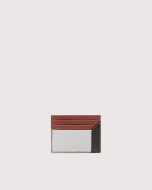 Coccinelle Grained Leather Card Holder Loreen - Pink