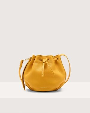 Coccinelle Grained Leather Minibag Malory - Metallic