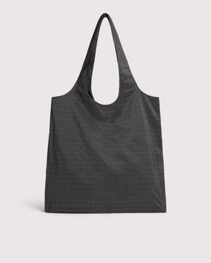 Coccinelle Monogram Nylon And Nylon Tote Bag Smart To Go Beat Medium - Black