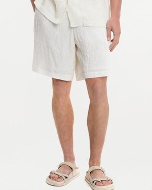 delos.land Aurelius Shorts Silk Pintuck - White