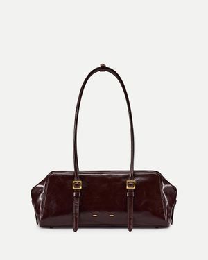 Fabrique Monti East West Shoulder Bag - White