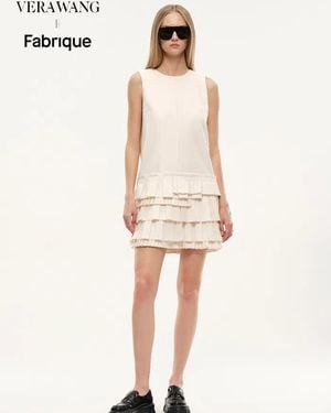 Fabrique Alice Layered Asymmetric Accordion Dress - Black
