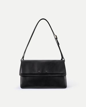 Fabrique Soft Rialto Double Flap Bag - Black
