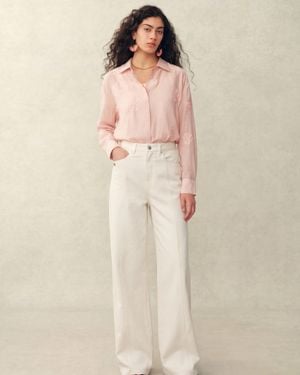 Fabrique Colette Embroidery Shirt - Natural