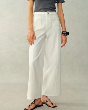 Fabrique Mix Front Patch-Pocket Ankle Trousers - Multicolour