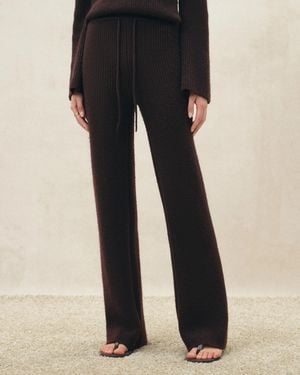 Fabrique Brynn Drawstring Wide Leg Pants - Black
