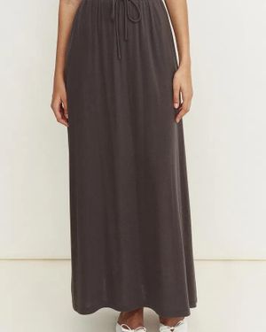Fabrique Atlan Casual Knit Skirt - Brown