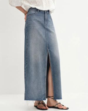 Fabrique Denim Skirt - Blue