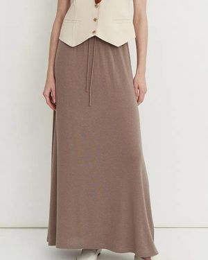 Fabrique Atlan Casual Knit Skirt - Brown
