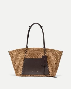 Fabrique Brera Beach Handwoven Tote Bag - Multicolour