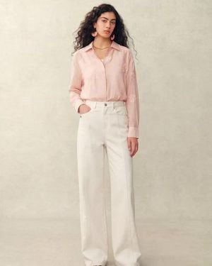 Fabrique Colette Embroidery Shirt - Natural