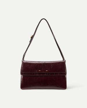 Fabrique Soft Rialto Double Flap Bag - Red