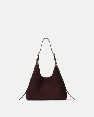 Fabrique Duomo Double Buckle Hobo Bag - White