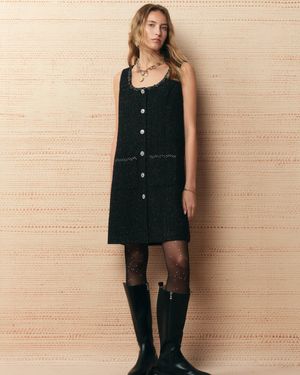 Fabrique Charlotte Square Neck A Line Dress - Natural