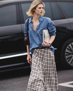 Fabrique Eva Sky Airy Shirt - Grey