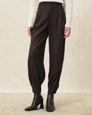 Fabrique Blair Tapered Balloon Leg Trousers - Multicolour