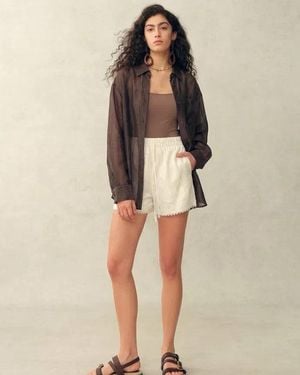 Fabrique Anja Loose Fit Shirt - Natural