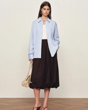 Fabrique Eva Openwork Relaxed Shirt - Natural