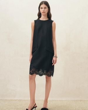 Fabrique Embroidery Embellished Dress - Blue