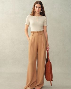 Fabrique Iris Wool Base Layer Top - Natural