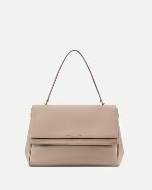 Fabrique Rialto Double Flap Handbag - White