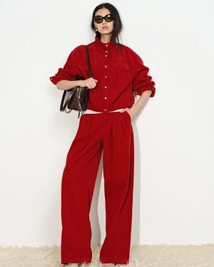 Fabrique Honora Balloon Jacket - Red