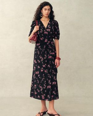 Fabrique Elodie Rose Dress - Natural