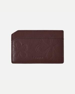 Fabrique Bevel Double Layer Card Holder - Purple