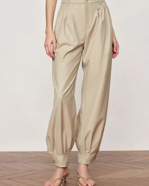 Fabrique Wilderness Balloon-Leg Tailored Pants - Natural