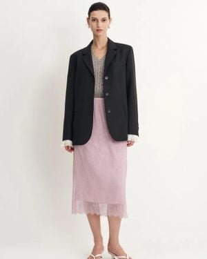 Fabrique Eleanor Lace Cuff Blazer - Multicolour