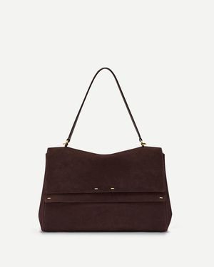 Fabrique Rialto Double Flap Handbag - Brown