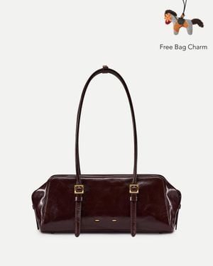 Fabrique Monti East West Shoulder Bag - White