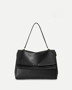 Fabrique Rialto Double Flap Handbag - Black