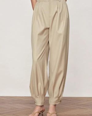 Fabrique Wilderness Balloon-Leg Tailored Trousers - Natural