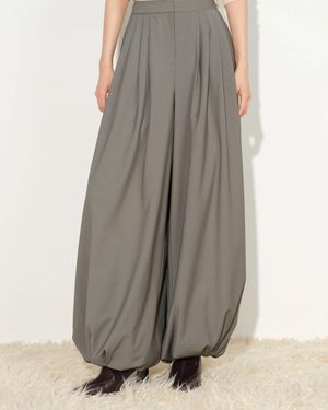 Fabrique Fofia Drapey Balloon Pants - Gray