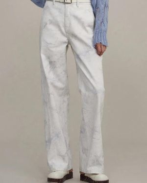 Fabrique Amy Loose Straight Leg Jeans - Gray