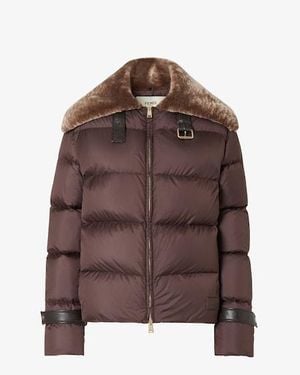 Fendi Down Jacket - Brown