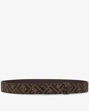 Fendi Ff Belt - Brown