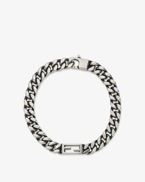 Fendi Tube Bracelet - Metallic