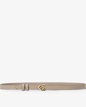Fendi Ff Diamonds Belt - Natural