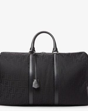 Fendi Ff Travel Bag Large - Black