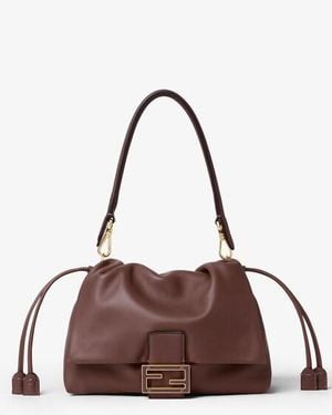 Fendi Mamma Baguette Medium - Brown